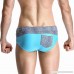 Sannysis Men's Beachwear Mens Brand Stripe Sexy Breathable Splicing Bulge Briefs Swimming Trunks Swimwear Blue B07P14HBW1